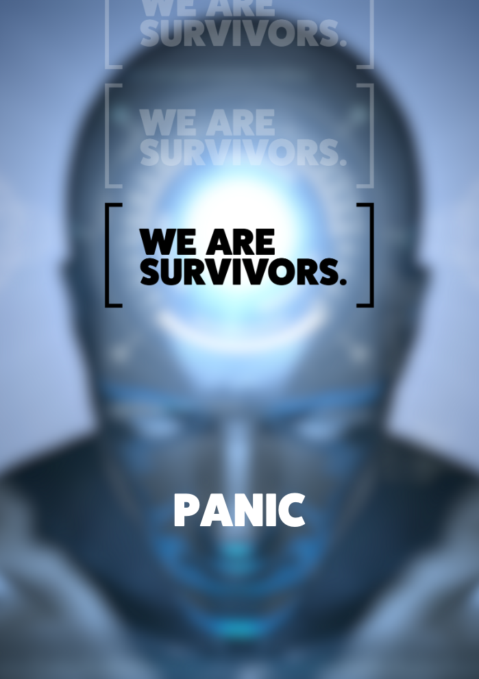 An image that says 'panic'