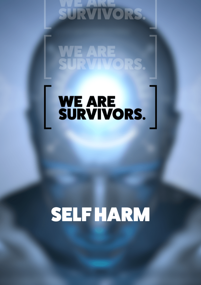 An image saying 'self harm'